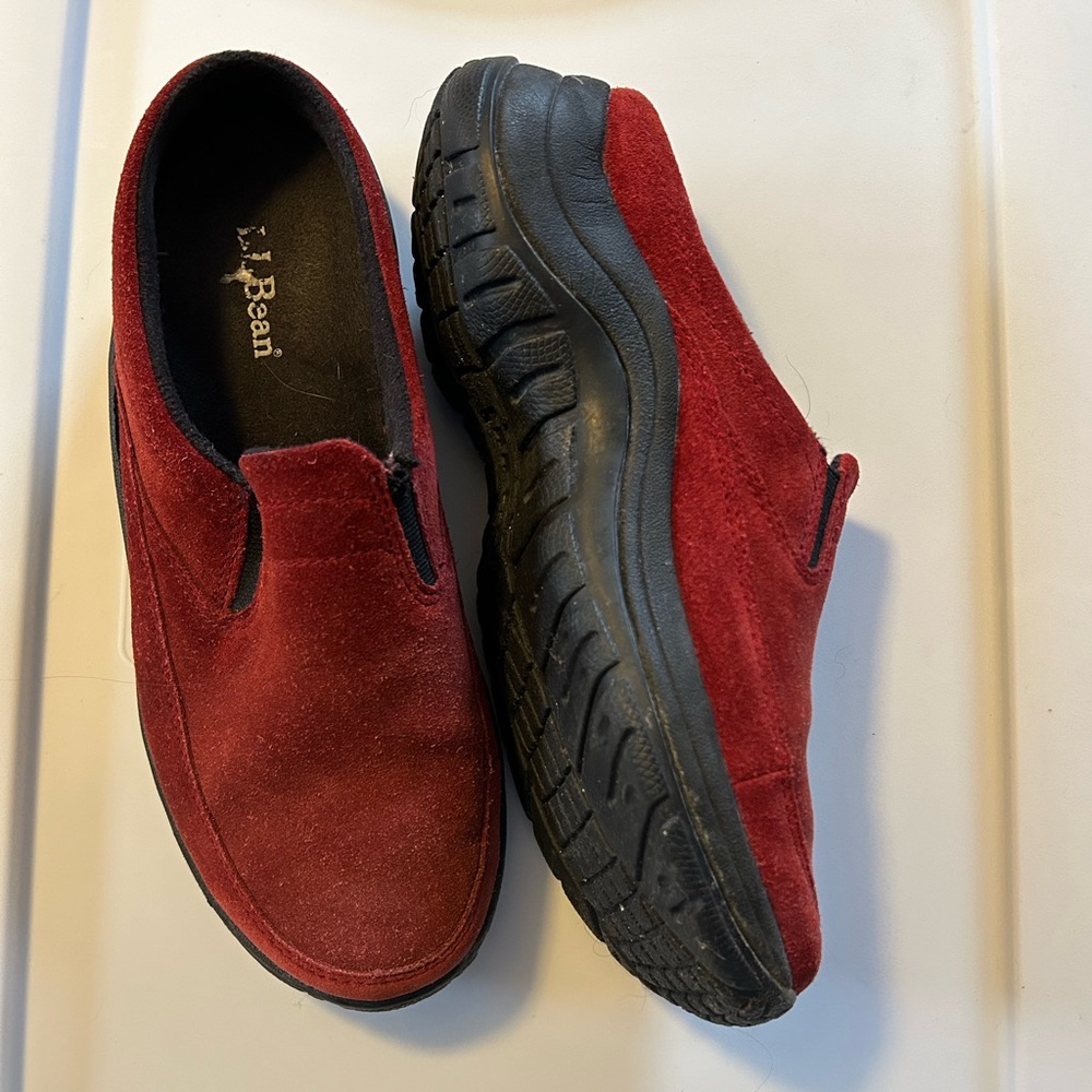 LL Bean slip on shoes - red - Picture 3 of 5